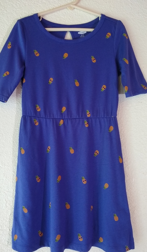Old Navy Girls summer pineapple Dress NWT XS gift